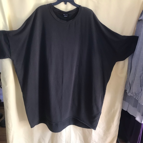 City Chic Tops - Super comfy knit tunic mega tee